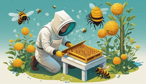 beekeeper,beekeeping,beekeepers,beekeeper plant,apiary,bee-keeping,bee keeping,bee farm,beekeeper's smoker,pollinate,pollinator,beekeeping smoker,bee colonies,bees,bee colony,beeswax,beehives,bee,bee hive,pollinating,Unique,3D,Isometric