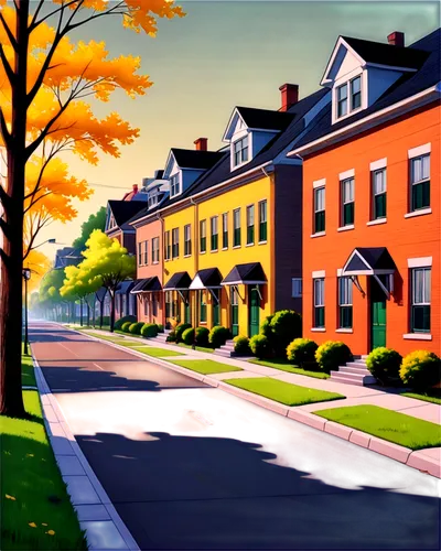 rowhouses,townhomes,townhouses,kulpsville,row houses,haddonfield,toonerville,sylvania,moc chau hill,detweiler,eltingville,burbs,suburbia,elizabethtown,aurora village,fredericton,maplecroft,streetsville,townhome,lennoxville,Illustration,Japanese style,Japanese Style 07