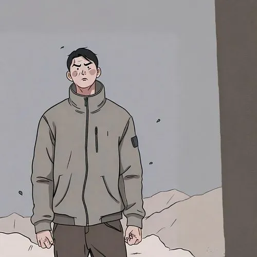 manhwa,bertolt,parka,bolin,snow drawing,rotoscoped