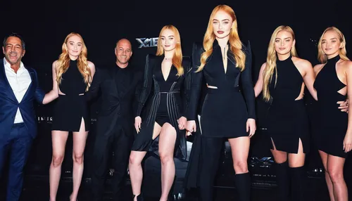 Sophie Turner Wears Mugler Little Black Dress During XMen Press Tour in Paris,mulberry family,black models,ginger family,clones,mahogany family,birch family,diverse family,black dresses,the dawn famil