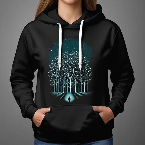 Stand out from the crowd with a custom-designed hoodie,hoodie,forest background,ramaria,winter forest,elven forest,trees with stitching,coniferous forest,neurons,vector design,constellation lyre,fores