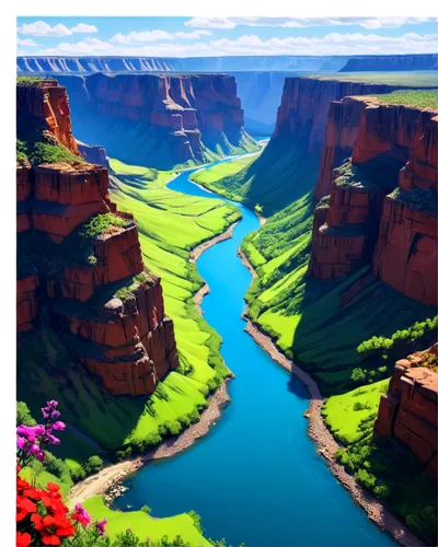 canyon,skylands,canyons,grand canyon,fairyland canyon,world digital painting,valley,futuristic landscape,mountain valleys,beautiful landscape,flowerful desert,cliffsides,red cliff,fantasy landscape,mountain plateau,high landscape,big bend,landscape background,paisaje,mountainous landscape,Conceptual Art,Fantasy,Fantasy 12