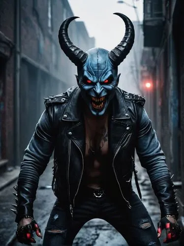 blue demon,hellboy,devil,wolverine,mean bluish,bane,daemon,masked man,jackal,krampus,with the mask,male mask killer,cosplay image,drago milenario,ffp2 mask,god of thunder,lucifer,minotaur,diablo,devils,Photography,Fashion Photography,Fashion Photography 10