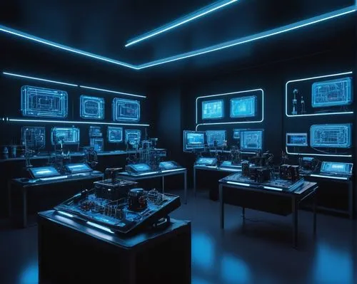 computer room,the server room,control center,blue room,cyberscene,computer store,control desk,blackmagic design,supercomputer,supercomputers,electroluminescent,tron,fractal design,digital cinema,computerized,game room,neon human resources,optronics,cyberonics,monitor wall,Art,Artistic Painting,Artistic Painting 22