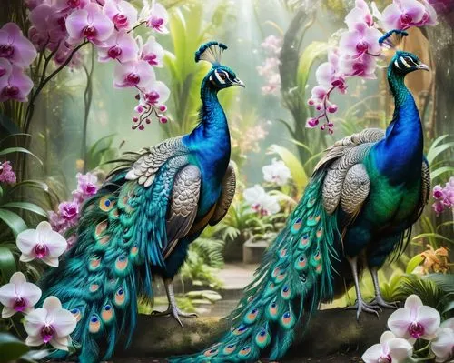 fairy peacock,peafowls,tropical birds,peacock butterflies,indian peafowl,peacock,peacocks carnation,pfau,flowerpeckers,blue peacock,flamencos,bird couple,colorful birds,dodos,peafowl,flower and bird illustration,male peacock,blue birds and blossom,flamingos,quetzals,Photography,Artistic Photography,Artistic Photography 07