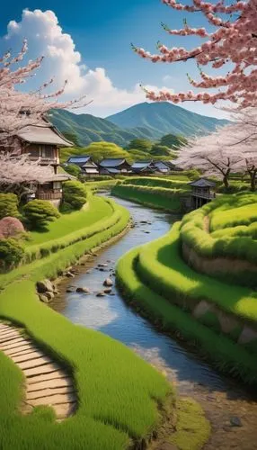 japan landscape,yamada's rice fields,japanese sakura background,rice terrace,ricefield,rice fields,landscape background,japanese background,korean folk village,sakura background,rice paddies,world digital painting,the rice field,tsukemono,kyoto,rice field,japanese floral background,korean village snow,cartoon video game background,beautiful japan,Photography,Documentary Photography,Documentary Photography 17