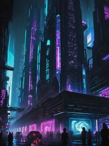 cybercity,cyberpunk,cybertown,metropolis,bladerunner,cityscape,futuristic landscape,cyberport,dystopian,futuristic,cyberia,cyberscene,fantasy city,polara,cyberworld,synth,microdistrict,urban,scifi,dystopias,Illustration,Realistic Fantasy,Realistic Fantasy 46