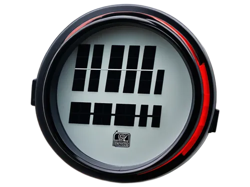 Digital timer, round shape, white face, black numbers, red seconds hand, metal rim, glossy finish, morning light, close-up shot, shallow depth of field, warm color tone, slight reflection on surface.,