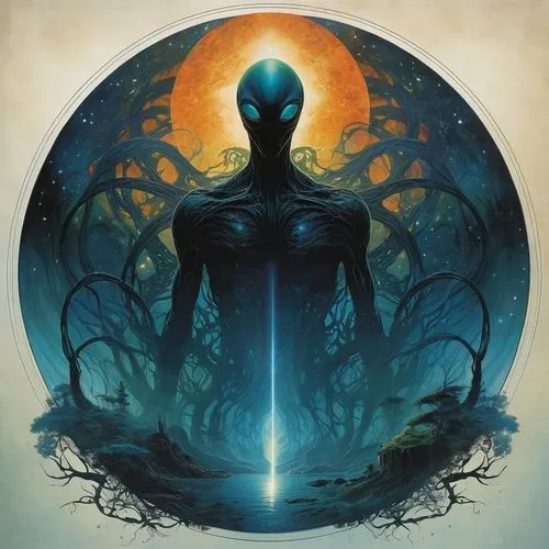 earth chakra,nyarlathotep,djinn,alethiometer,transmuted,incarnating,astral traveler,etheric,shamanistic,aum,invoked,animist,transmute,raziel,emanate,oracular,descendance,primordial,mirror of souls,symbioses,Illustration,Realistic Fantasy,Realistic Fantasy 04