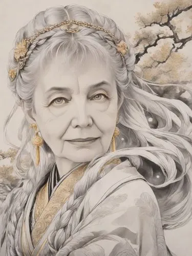 margairaz,margaery,varda,lillian gish - female,bjork,chalk drawing,pencil art,galadriel,daenerys,mclachlin,caramon,parajanov,white rose snow queen,celtic queen,cersei,lotus art drawing,emmylou,yellen,valyrian,pencil drawing,Digital Art,Ink Drawing