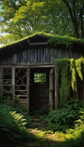 old barn,barn,farm hut,longhouse,shed,woodshed,sheds,horse barn,wooden hut,field barn,springhouse,garden shed,log cabin,straw hut,log home,house in the forest,outbuilding,wooden roof,horse stable,longhouses,Illustration,Realistic Fantasy,Realistic Fantasy 29