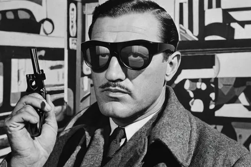 dali,oliver hardy,opel captain,inspector,spy-glass,groucho marx,citroën,george paris,spy visual,aviator sunglass,walt,adam opel ag,holmes,hemmingway,salvador guillermo allende gossens,pipe smoking,achille,clyde puffer,spy,spy camera,Art,Artistic Painting,Artistic Painting 39