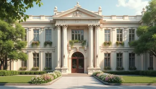 mansion,neoclassical,palladianism,mansions,victorian,3d rendering,facade painting,palo alto,orphanage,palace,bahai,sapienza,victorian house,neoclassic,palladian,caltech,house with caryatids,victoriana,renovation,sursock,Photography,General,Realistic