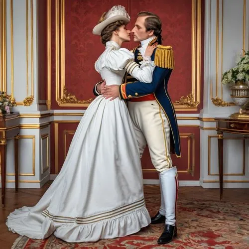 young couple,romantic portrait,courtship,amorous,romance novel,first kiss,dancing couple,monarchy,rococo,jane austen,bougereau,romantic scene,ballroom dance,wedding couple,man and wife,boy kisses girl,declaration of love,kissing,the victorian era,beautiful couple,Photography,General,Realistic