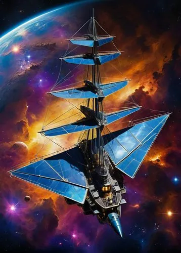 star ship,galleon ship,voyager,victory ship,carrack,steam frigate,flagship,barquentine,the ship,sailing ship,alien ship,sail ship,space art,pioneer 10,space ship,galleon,space ships,caravel,ship releases,frigate,Illustration,Japanese style,Japanese Style 05