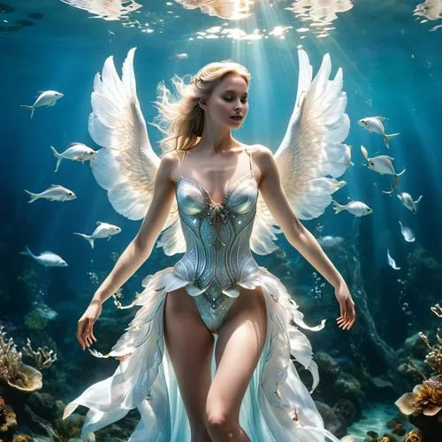 water nymph,sirene,amphitrite,nereids,mermaid background,underwater background