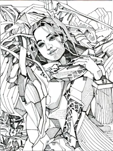 coloring page,line-art,comic halftone woman,coloring picture,scrap collector,girl in a wreath,line art wreath,pencils,mono-line line art,coloring pages,waste paper,scrap paper,radha,hand-drawn illustration,paper shredder,recycled paper,camera illustration,pencil,waste collector,office line art,Design Sketch,Design Sketch,Hand-drawn Line Art