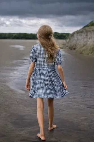 Explore Annabell's childhood memories as she reminisces about her favorite summer adventures.,little girl in wind,little girl running,girl walking away,little girls walking,little girl in pink dress,t