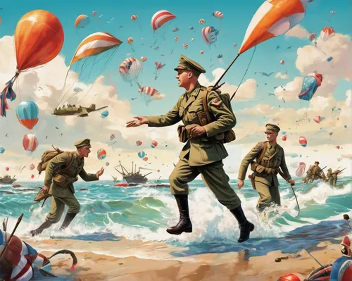 Create a harrowing account of a soldier's first-hand experience on D-Day.,dday,second world war,paratrooper,iwo jima,world war,world war ii,d-day,first world war,parachutist,beach defence,world war 1,