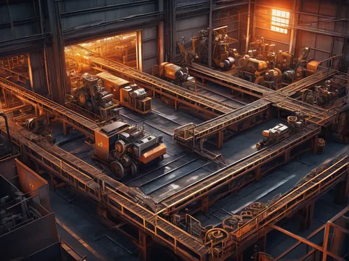 steel mill,industrial plant,heavy water factory,industrial landscape,factories,industrial hall,metallurgy,manufactures,manufacture,empty factory,manufacturing,industrial,industries,industry 4,steelworker,foundry,mining facility,industrial tubes,factory,abandoned factory,Illustration,Realistic Fantasy,Realistic Fantasy 17