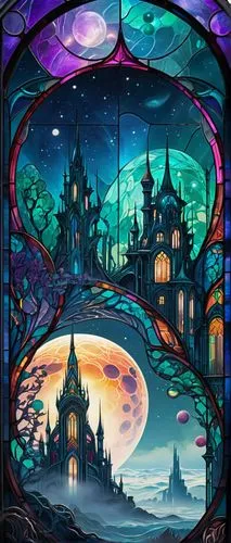 halloween background,fantasy city,castlevania,fantasy landscape,fairy tale castle,fantasy picture,halloween frame,fantasy art,art nouveau frame,fantasy world,halloween poster,fairy tale icons,dreamlands,halloween wallpaper,imaginarium,dream world,stained glass,aurora village,mysterium,stained glass window,Unique,Paper Cuts,Paper Cuts 08