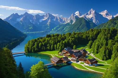 Berchtesgaden - a beautiful resort area in the German Bavarian Alps,lake misurina,eastern switzerland,southeast switzerland,south tyrol,slovenia,lake lucerne region,austria,swiss alps,the alps,bernese