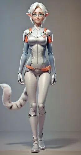 outfox,miqati,mei,mediana,naimiy,white fox,Unique,3D,3D Character