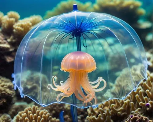 jellyfish,fun octopus,under sea,cnidaria,lion's mane jellyfish,cephalopod,cnidarian,sea anemone,nauplii,pink octopus,diving bell,intersquid,octopus,ray anemone,under the sea,anemone of the seas,sea life underwater,underwater world,sea animals,jellies,Illustration,American Style,American Style 05