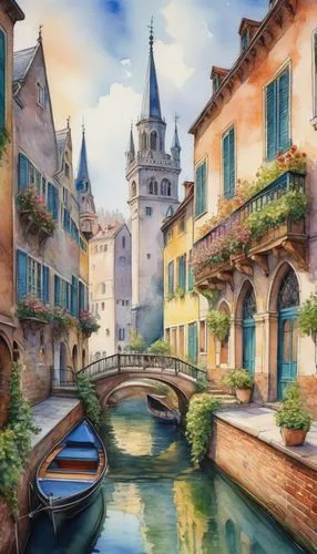 annecy,veneziani,venecia,venedig,venice,venise,lombardy,venetians,france,venetian,provence,italian painter,medieval town,gondoliers,treviso,city moat,south france,venezia,italy,french digital background,Illustration,Black and White,Black and White 28