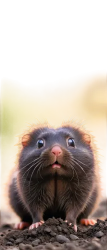 nutria,beaver rat,coypu,muskrat,gopher,mustelid,dwarf mongoose,gerbil,quokka,rat,mole,ferret,polecat,mammal,prairie vole,nutria-young,beaver,guineapig,hoglet,molehill,Illustration,Realistic Fantasy,Realistic Fantasy 06