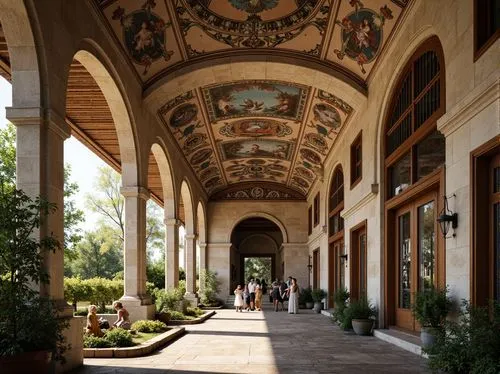 villa cortine palace,loggia,villa d'este,mirogoj,porticos,certosa,vatican museum,arcades,arcaded,villa borghese,certosa di pavia,residenz,glyptotek,philbrook,milanesi,borghese,mainau,pinacoteca,colonnades,spreckels