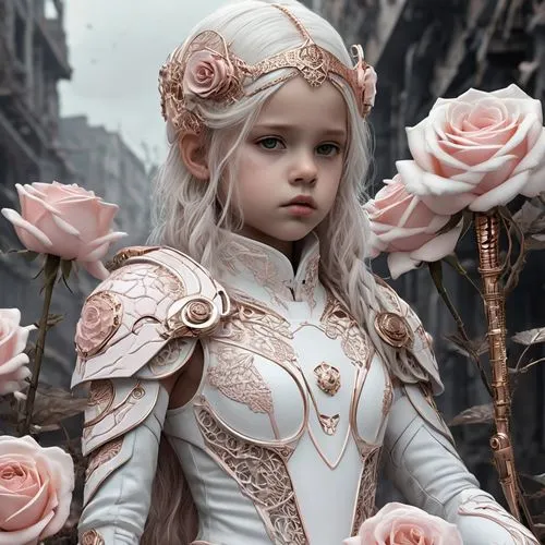 porcelain rose,white rose snow queen,lorian,noble roses,effie,elven flower,prinzregent,fantasy portrait,flower girl,ellinor,noble rose,suri,minirose,elona,pale,eglantine,principessa,female doll,fantasy art,frosted rose,Conceptual Art,Fantasy,Fantasy 33