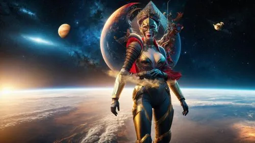 symetra,darth talon,andromeda,alien warrior,nova,spacesuit,captain marvel,nebula guardian,space suit,emperor of space,eve,space-suit,astronautics,cassiopeia,space art,orbit,cosmonaut,outer space,astronaut,spacefill