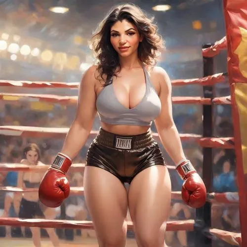 nadiadwala,priyanka,kimveer,mma,knockout,lamotta,Digital Art,Impressionism