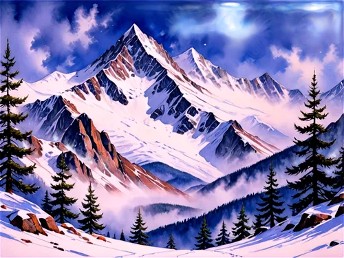 snow landscape,winter background,snowy peaks,snow mountain,mountain scene,alpine landscape,snow mountains,snowy landscape,snowy mountains,mountains snow,winter landscape,mountain landscape,christmas snowy background,snow scene,landscape background,mountainous landscape,high alps,mountains,mountain slope,snow slope,Conceptual Art,Oil color,Oil Color 10