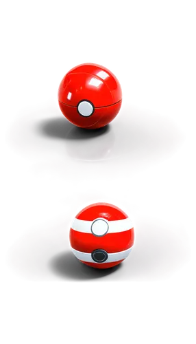 Poké Balls, multiple, various sizes, metallic surface, red button, white lines, detailed texture, shiny reflection, slight rust, worn-out look, scattered on ground, close-up shot, dramatic lighting, c