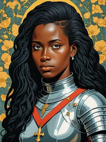 binti,adena,joan of arc,niobe,valiant,korana,ororo,barda,uhura,eldena,nubia,assata,kateri,maria bayo,akilah,kunbi,nzinga,sisoulith,aeshna,shuri,Illustration,American Style,American Style 15