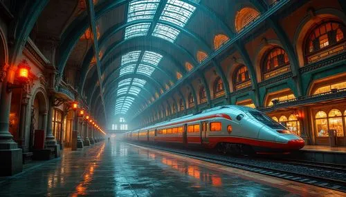 hogwarts express,high-speed train,high speed train,eurostar,railways,trainsets,diagon,trainset,paddington,intercity train,trainshed,thalys,intercity,train,light trail,trenes,early train,railtours,the train,high-speed rail,Photography,General,Realistic