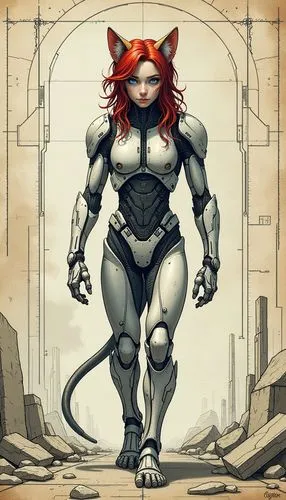 firestar,darth talon,madelyne,shadowcat,pantha,tigra,Unique,Design,Blueprint