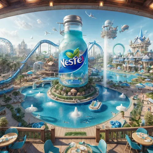 water park,atlantis,oasis,fantasy world,fantasy city,skylanders,splash water,theme park,planet eart,elves flight,the disneyland resort,water mist,amusement park,sky city,isle,bubble mist,3d fantasy,so