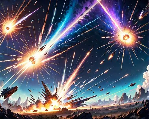 fireworks background,hanabi,fireworks rockets,fireworks art,fireworks,meteors,Anime,Anime,Cartoon