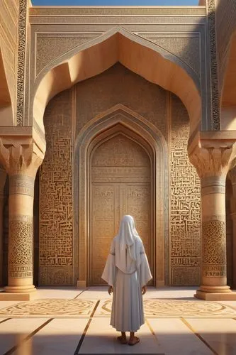 mihrab,theed,islamic architectural,hrab,doorway,doorways,king abdullah i mosque,khutba,cloistered,mosques,madrassah,marrakesh,medinah,iranian architecture,al nahyan grand mosque,ramadan background,madrassa,house of allah,madrasa,alabaster mosque,Unique,3D,3D Character