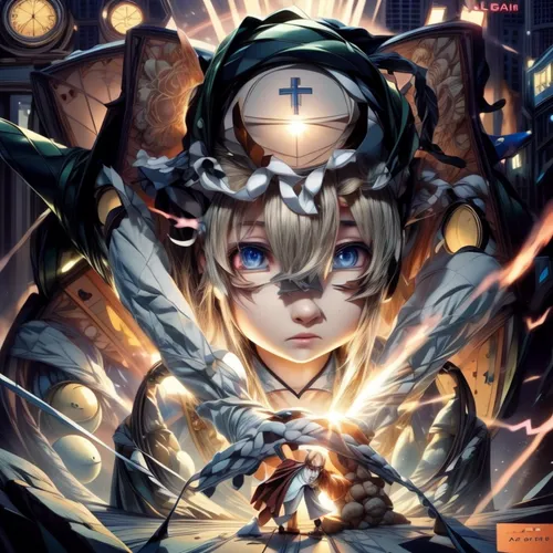 violet evergarden,summoner,priestess,medusa,alibaba,elza,gara,rem in arabian nights,eris,vanessa (butterfly),magna,fantasia,minerva,goddess of justice,fae,alice,clockmaker,cg artwork,baroque angel,mezzelune