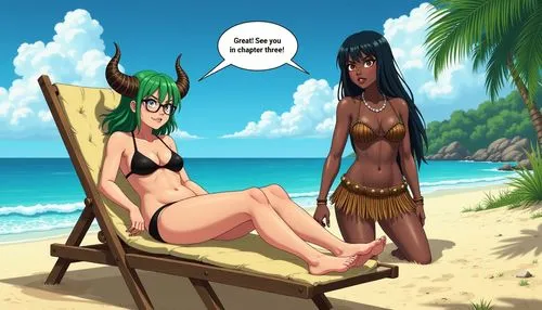 wadjet,elfquest,beach background,asheron,lesbia,kupala