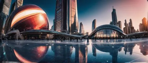 futuristic architecture,dubia,futuristic landscape,mubadala,dubai,futuristic art museum,dubay,esteqlal,manama,khalidiya,megacorporation,kuwaiti,arcology,united arab emirates,doha,uae,quatar,cybercity,united arabic emirates,megacorporations,Conceptual Art,Sci-Fi,Sci-Fi 30