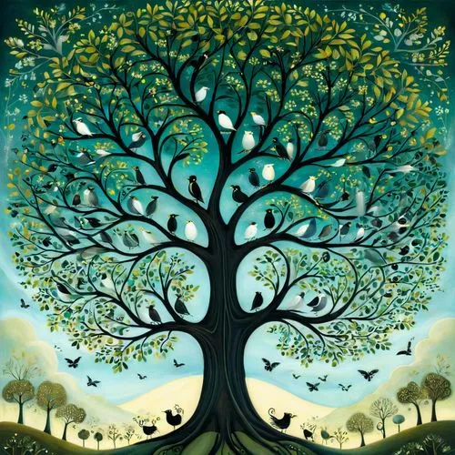 celtic tree,tree of life,flourishing tree,argan tree,painted tree,colorful tree of life,watercolor tree,the branches of the tree,magic tree,birch tree illustration,cardstock tree,family tree,argan trees,arbol,arbre,bishvat,forest tree,tree,green tree,tree canopy,Illustration,Abstract Fantasy,Abstract Fantasy 03