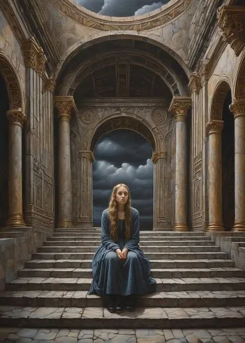 wilkenfeld,isolde,gothic portrait,margairaz,aslaug,mystical portrait of a girl,photomanipulation,margaery,sansa,girl on the stairs,photo manipulation,demelza,fantasy picture,hermione,hagia sofia,hall of the fallen,heatherley,cersei,epica,photoshop manipulation,Conceptual Art,Daily,Daily 30