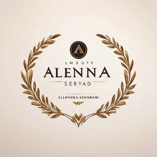 Craft an elegant logo for a luxury fashion brand.,athena,logodesign,alania,logotype,athenian,almendron,albania,seat altea,alliens,alghero,alentejo,altiplanica,athene brama,flat design,cinema 4d,alano 