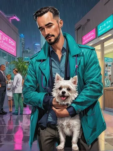 rain cats and dogs,doggfather,pdsa,manganiello,barkus,urbanfetch,Illustration,Abstract Fantasy,Abstract Fantasy 23