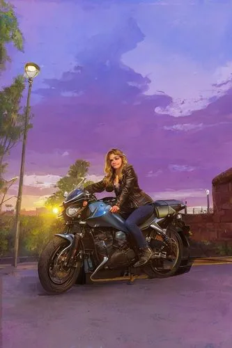 DISNEY, HIGH DEFINITION, COLOR 30, WOMAN SITTING ON MOTORCYCLE,motorcycle,motorbike,motorcyclist,motorcycles,biker,motorcycle racer,motorcycle tour,motorcycling,family motorcycle,moped,black motorcycl